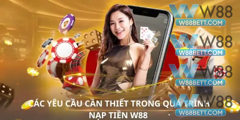 Quy trình nạp tiền đơn giản và nhanh chóng.