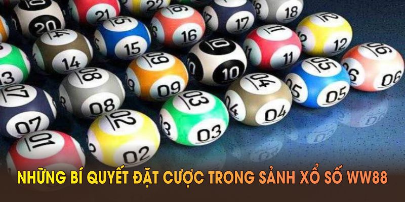 Những bí quyết đặt cược trong sảnh xổ số WW88 bạn cần nắm